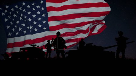 Photo for USA, Background for Memorial Day or Veterans Day. - Royalty Free Image