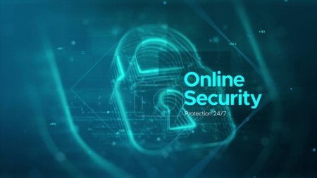 Online Security. Protection 24-7. Digital Agency. 