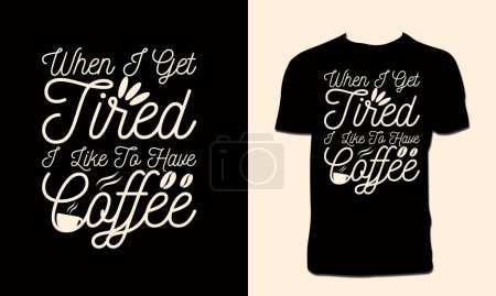 Photo for Creative Coffee Vector T Shirt Design - Royalty Free Image