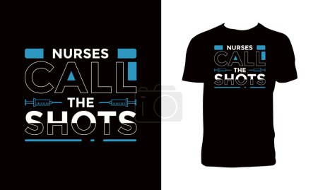 Nurse Typography T Shirt Design And Vector Illustration 