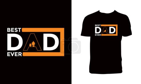 Photo for Father's Day T Shirt Design. - Royalty Free Image