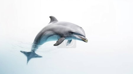 pływanie delfinów w morzu