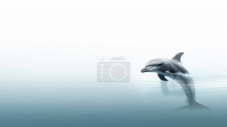 Téléchargez les photos : 3d rendu d'un requin blanc sur fond de mer - en image libre de droit