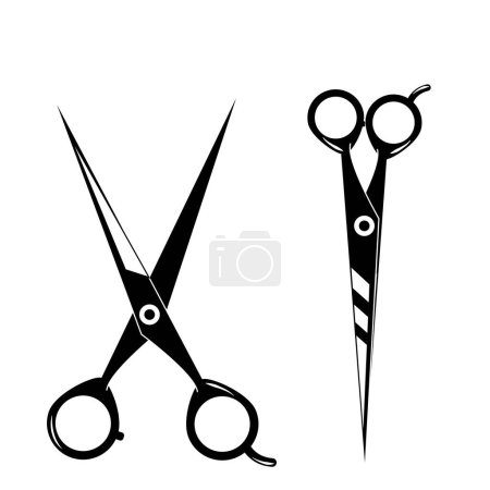 Illustration for Barbershop logo hair clipper vector - Royalty Free Image