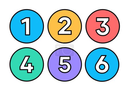 Foto de Números coloridos a 100 tarjetas - 1 - Imagen libre de derechos