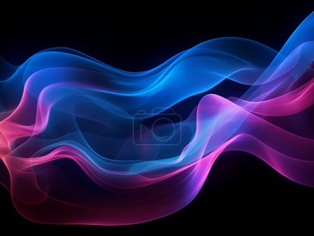 Abstract sound wave neon color. Voice digital volume voice technology vibrant wave. Music sound energy vector background. Equalizer electronic light illustration