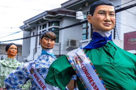 Photo for Nov 19, 2023 festival parade scene at Angono Giant Dool Higantes Festival, Rizal , Philippines - Royalty Free Image