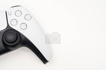 Game controller in isolated background. Game controller with Copy Space.