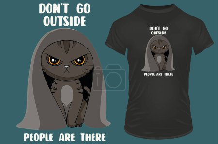  Gehen Sie nicht außerhalb Hemd-Design 