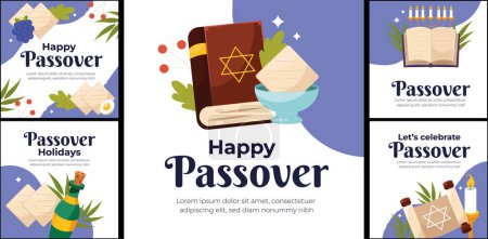 Illustration for Holiday passover card design - Royalty Free Image
