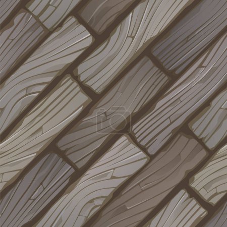 Illustration for Wood planks background, texture - Royalty Free Image