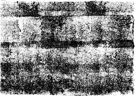 Ilustración de Rough black and white texture vector. Distressed overlay texture. Grunge background. Abstract textured effect. Vector Illustration. Black isolated on white background. - Imagen libre de derechos