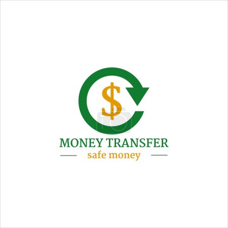 Illustration for Vector logo of money - Royalty Free Image