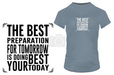 Illustration for The best prep quote t-shirt design, vector illustration - Royalty Free Image