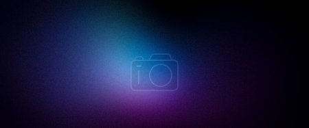 Photo for Abstract blue purple azure lilac natural ultrawide gradient grainy premium background. Perfect for design, banner, wallpaper, template, art, creative projects, desktop. Exclusive quality vintage style - Royalty Free Image