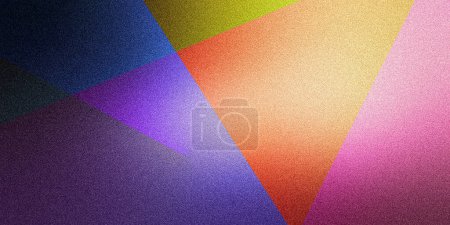 Multicolored orange pink purple blue yellow green red geometry with vibrant rays. Perfect for wallpapers, templates. Premium quality