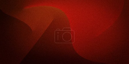 Dynamic multicolored shapes, waves, stripes, vectors. Grainy abstract ultra-wide dark red brown cherry burgundy ruby garnet gradient exclusive background. Ideal for design, banners, wallpapers