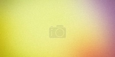 Abstrakter Hintergrund mit hellgelb orange braun beige goldviolett olivem Farbverlauf. Ultrabreite, körnige und mehrfarbige Unschärfe, perfekt für Design, Banner, Tapeten, Vorlagen, Poster, Desktops