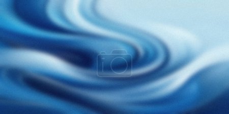 Enchanting blue wave design, seamlessly flowing in a soft gradient, perfect for backgrounds and serene visuals