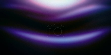 This abstract gradient illustration features smooth transitions of purple, blue, and black colors, creating a mysterious visual effect. Ideal for backgrounds, digital art, and creative projects