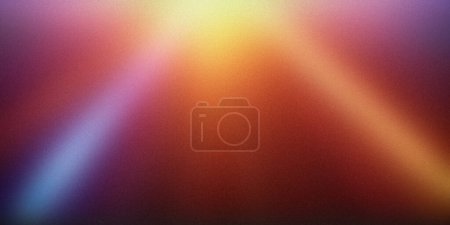 Vibrant gradient background featuring a blend of warm orange, red, and purple tones with streaks of light blue and yellow. Ideal for adding a dynamic touch to creative projects and digital designs