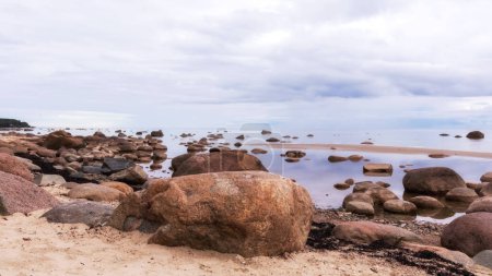 Photo for Sea view with blue sky and different rocks - Royalty Free Image