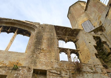 Photo for The ruins of the Banquetting Hall are located in the grounds of Sudeley Castle in Gloucestershire, England - Royalty Free Image
