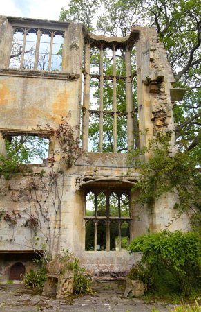 Photo for The ruins of the Banquetting Hall are located in the grounds of Sudeley Castle in Gloucestershire, England - Royalty Free Image