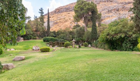 Photo for Beit Shean, Israel, October 08, 2022 : The Japanese Garden in kibutz Heftziba, in the Jordanian valley,the north of Israel - Royalty Free Image