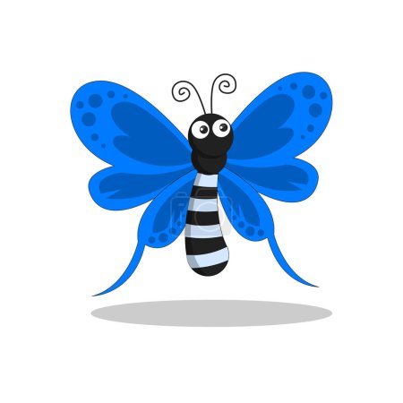 Téléchargez les illustrations : Art illustration symbol macot animal icon design nature concept insect of butterfly - en licence libre de droit