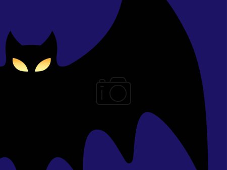 Téléchargez les illustrations : Art illustration background seamless design concept colorful icon symbol logo of bat scare - en licence libre de droit