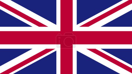Téléchargez les illustrations : Art Illustration dessin nation drapeau avec signe symbole pays du Royaume-Uni - en licence libre de droit