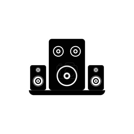 Ilustración de Sound system vector illustration logo design - Imagen libre de derechos
