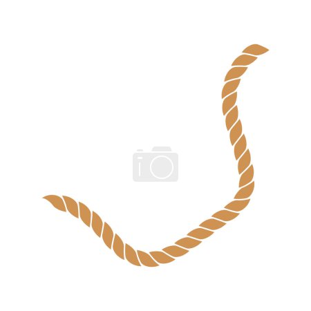 Ilustración de Icono de cuerda vector ilustración símbolo diseño - Imagen libre de derechos
