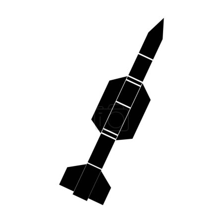 Illustration for Missile icon vector illustration symbol design - Royalty Free Image