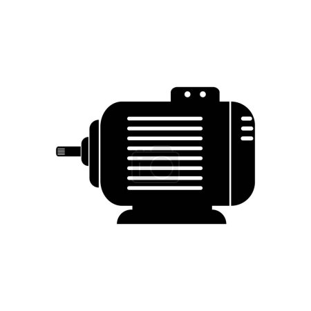 Illustration for Electric motor icon vector illustration logo design. - Royalty Free Image