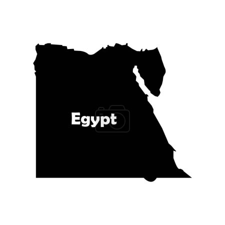 Téléchargez les illustrations : Egypte carte icône vectoriel illustration symbole conception - en licence libre de droit
