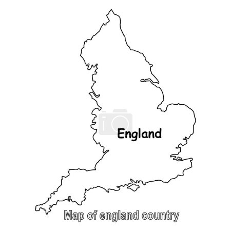 Illustration for England map icon vector illustration symbol design - Royalty Free Image