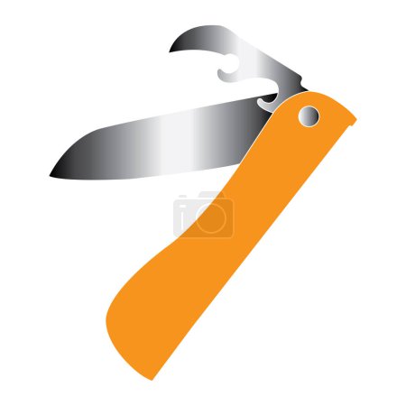 Illustration for Penknife icon vector illustration symbol design - Royalty Free Image