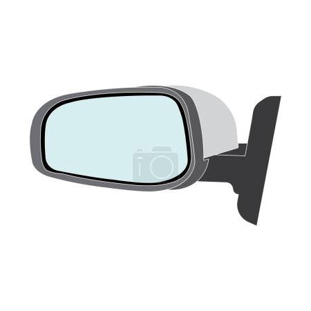 Illustration for Car mirror icon vector illustration symbol design - Royalty Free Image