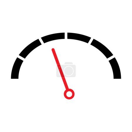 Illustration for Speedometer icon vektor illustration symbol design - Royalty Free Image