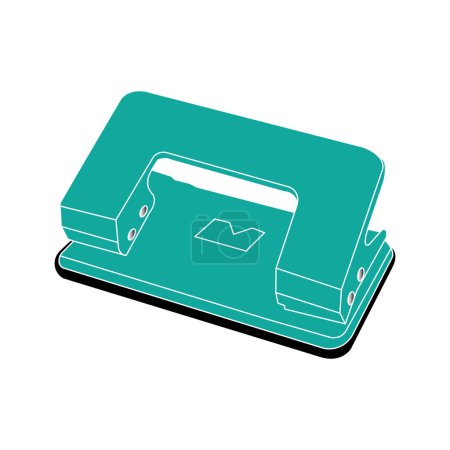 Illustration for Paper hole puncher icon vector design template - Royalty Free Image