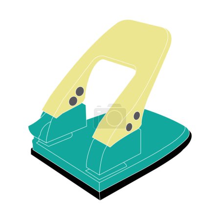 Illustration for Paper hole puncher icon vector design template - Royalty Free Image