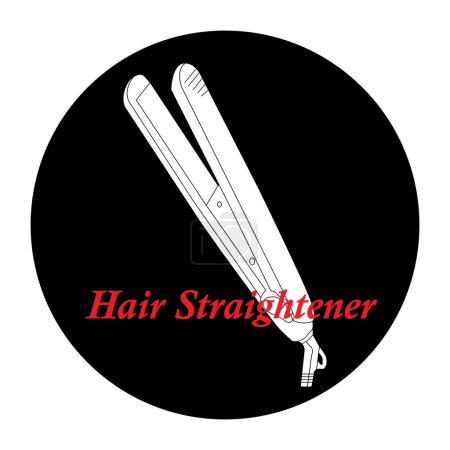 Illustration for Hair straightener icon vector illustration design - Royalty Free Image