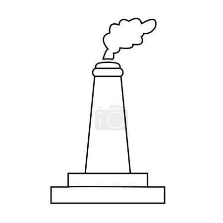 Illustration for Chimney icon vector illustration symbol design - Royalty Free Image