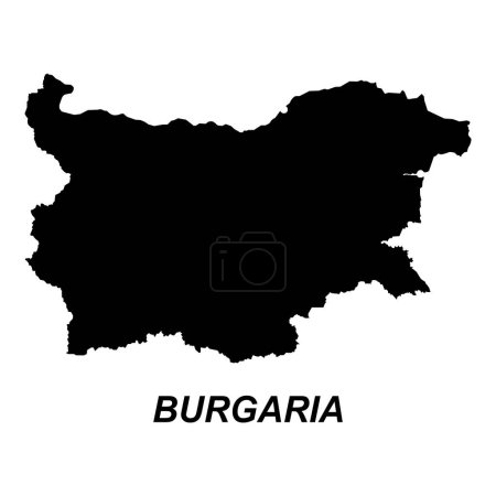 Illustration for Bulgaria map icon vector illustration symbol design - Royalty Free Image