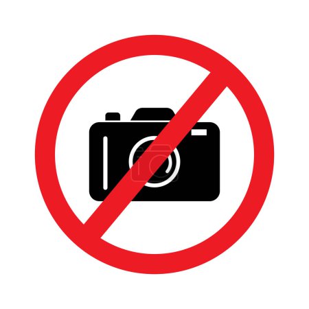 Icono de signo prohibido vectorr ilustración diseño simple