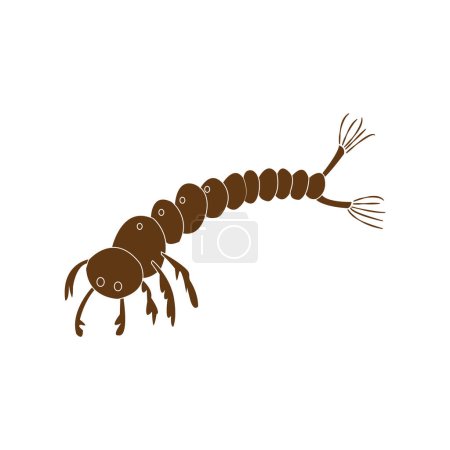 Mosquito larvae icon vector illustration design