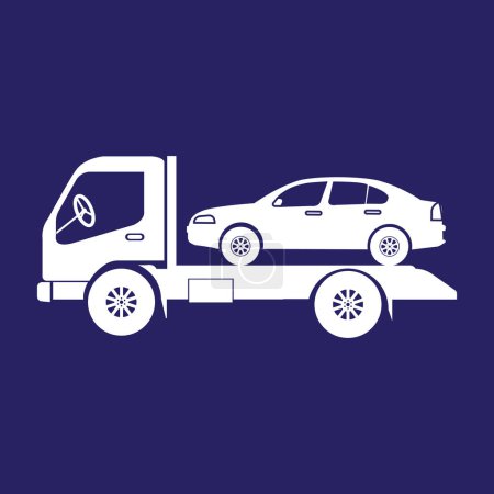 Tow Truck icon vector illustration symbol design