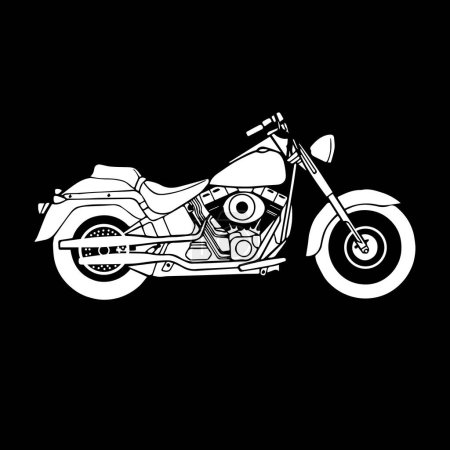 Motorbike icon vector illustration simple design